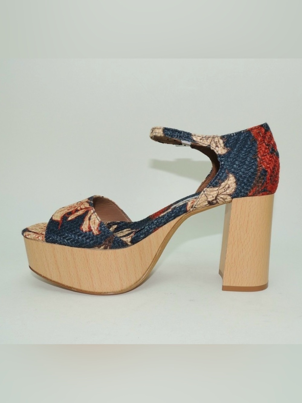 Tabitha Simmons LUXURY DESIGNER Floral Platform Sandals | Sz.EU 37/US 6.5 (NWB) - Picture 9 of 10